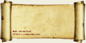 Janko Vitkovčanin vizit kartica